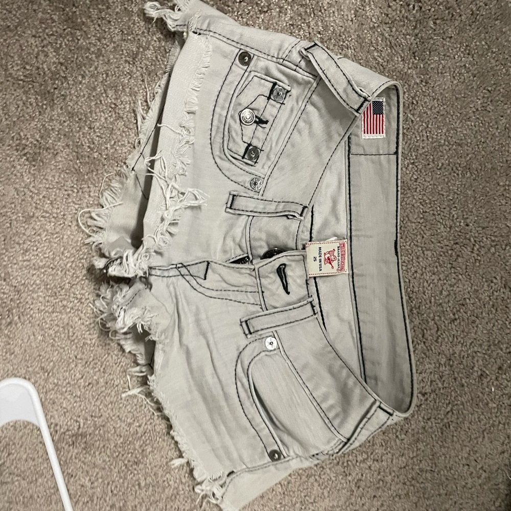 True religion Joey shorts grey